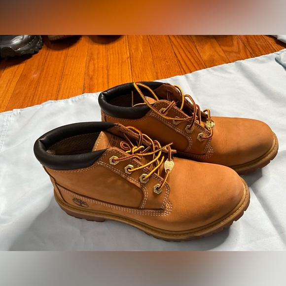 ᴡᴀᴛᴇʀᴘʀᴏᴏꜰ ʙᴏᴏᴛꜱ , ʙʀᴀɴᴅ: ᴛɪᴍʙᴇʀʟᴀɴᴅ, ꜱɪᴢᴇ  7.5 ᴜꜱ , ᴄᴏʟᴏʀ : ᴡʜᴇᴀᴛ ɴᴜʙᴜᴄᴋ - Picture 2 of 5